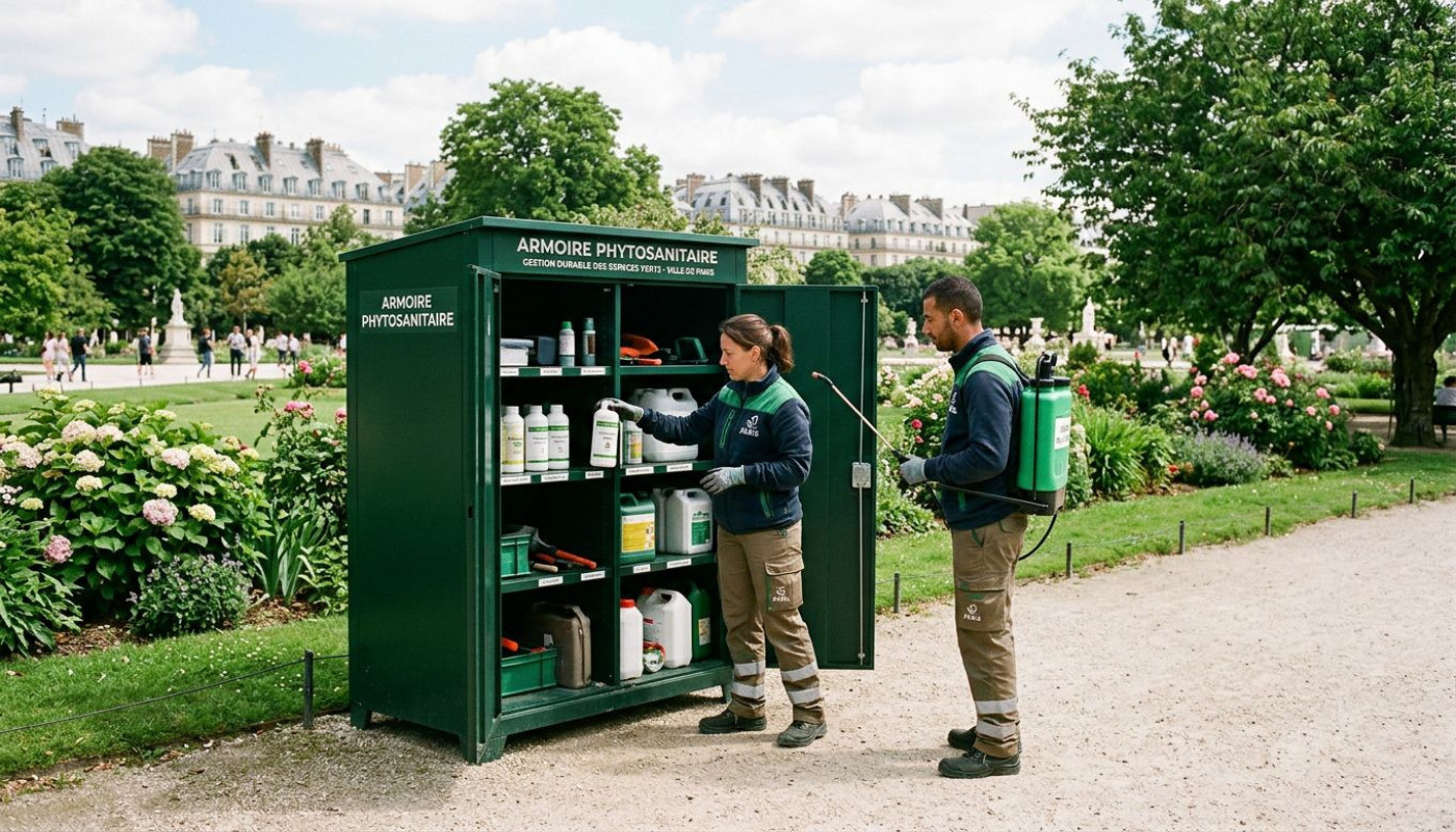 À Paris, comment l’armoire phytosanitaire transforme la gestion des espaces verts publics
