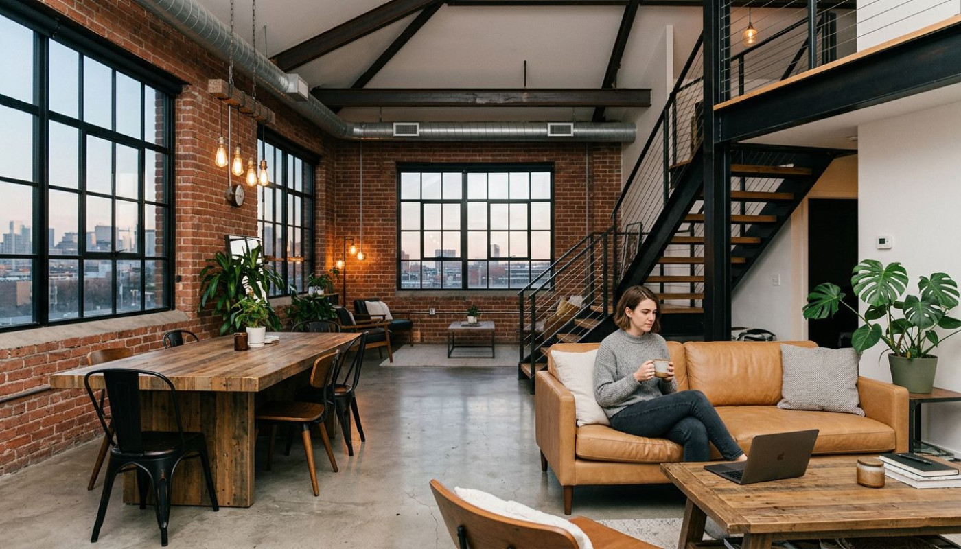 Comment le style industriel influence-t-il l'aménagement moderne des lofts ?
